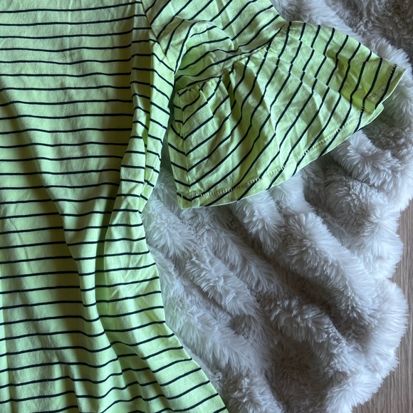 Splendid Striped Ruffle Sleeve Tee - Picture 2 of 5